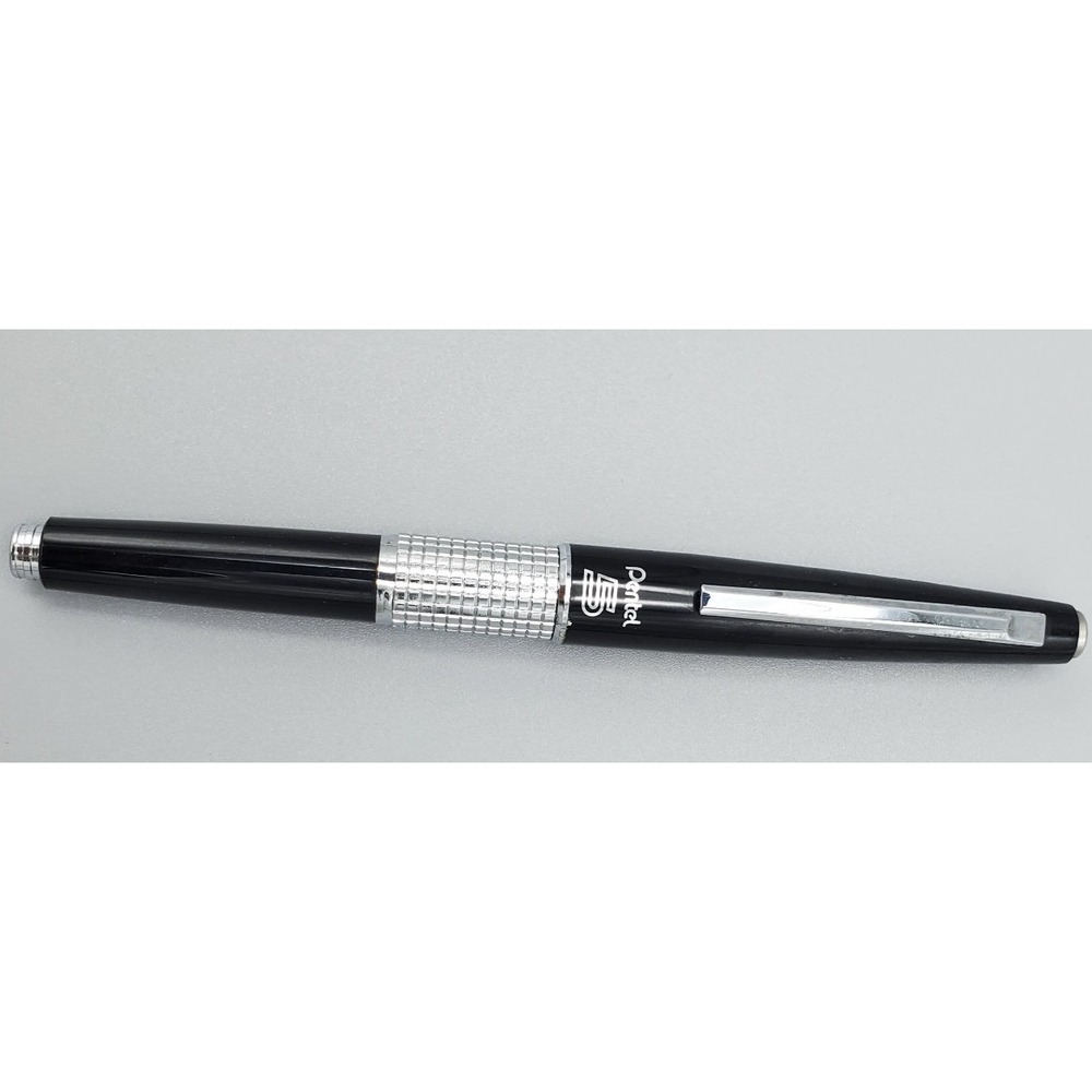 Vintage Pentel Mechanical Pencil Japanese Compact Black Chrome Japan